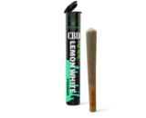 CBD Pre-roll Lemon White with Black Child-Resistant Pre-Roll Tube packaging