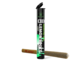 CBD Pre-roll Lemon White - Kief Blend Infused Pre-roll with Black Child-Resistant Pre-Roll Tube packaging